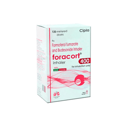 Foracort Inhaler 400 Mcg (Budesonide / Formoterol)